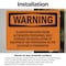 Signmission Elevator Machine Room Authorized Personnel OSHA Warning Sign, Vinyl Decal, 10in W x 7in L, 2PK OS-2PACK-WS-D-710-L-12103 - alternate 4